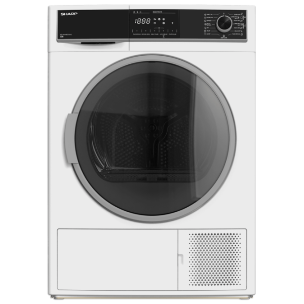Mașină de uscat rufe SHARP KDHHH8S7GW2EE 8 kg/ White photo 1