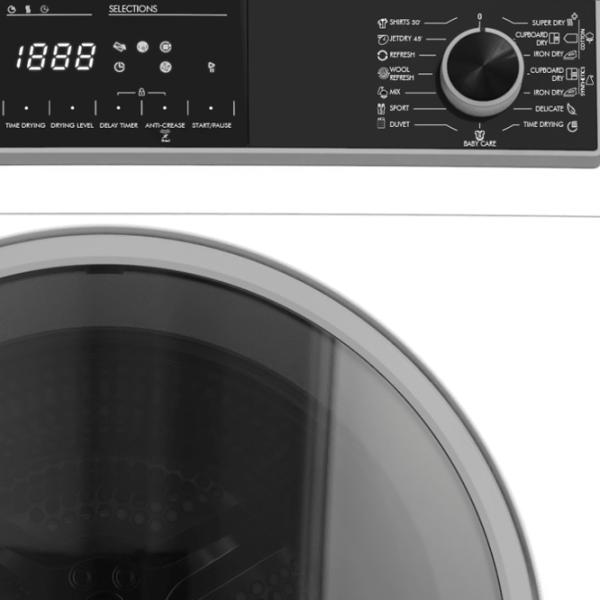 Mașină de uscat rufe SHARP KDHHH8S7GW2EE 8 kg/ White photo 8