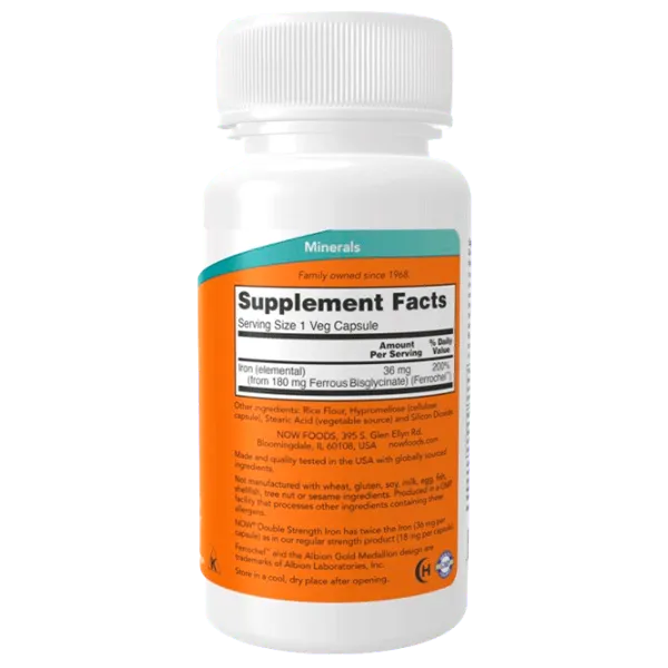 Vitamine și minerale Now Foods Iron (733739014443) 90 capsule photo 2 Vitamine și minerale Now Foods Iron (733739014443) 90 capsule photo 2