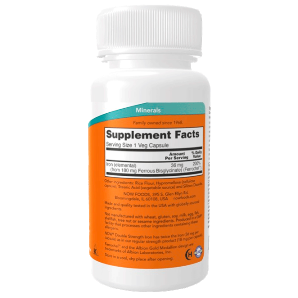 Vitamine și minerale Now Foods Iron (733739014443) 90 capsule photo 2 Vitamine și minerale Now Foods Iron (733739014443) 90 capsule photo 2
