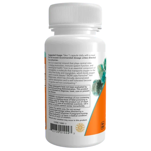 Vitamine și minerale Now Foods Iron (733739014443) 90 capsule photo 3 Vitamine și minerale Now Foods Iron (733739014443) 90 capsule photo 3