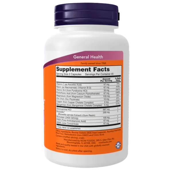 Витамины и минералы Now Foods JOINT SUPPORT (733739032904) 90 капсул photo 2 Витамины и минералы Now Foods JOINT SUPPORT (733739032904) 90 капсул photo 2