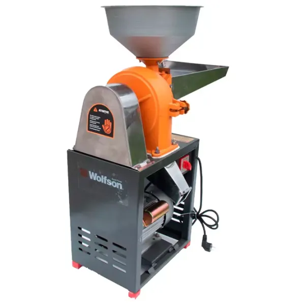 Электрическая мельница Wolfson Industrial  350 кг/ч / 2200 Вт / 5500 об/мин photo 1  Электрическая мельница Wolfson Industrial  350 кг/ч / 2200 Вт / 5500 об/мин photo 1