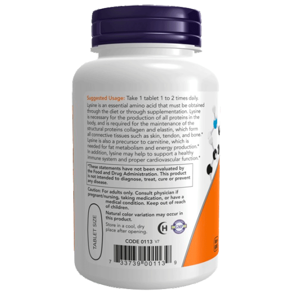 Vitamine și minerale Now Foods L-Lysine (733739001139) 100 photo 3 Vitamine și minerale Now Foods L-Lysine (733739001139) 100 photo 3