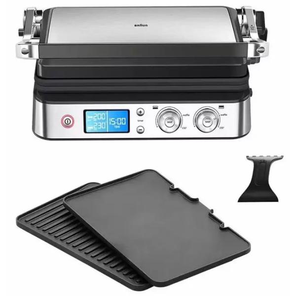 Электрогриль Braun CG9047   / 2000 Вт / Черный Нержавеющая сталь photo 5