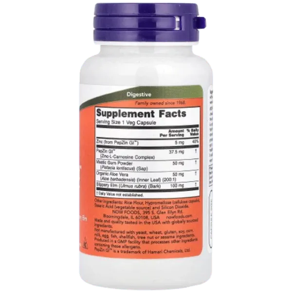 Витамины и минералы Now Foods GASTRO COMFORT WITH PEPZIN (733739035202) 60 photo 2 Витамины и минералы Now Foods GASTRO COMFORT WITH PEPZIN (733739035202) 60 photo 2
