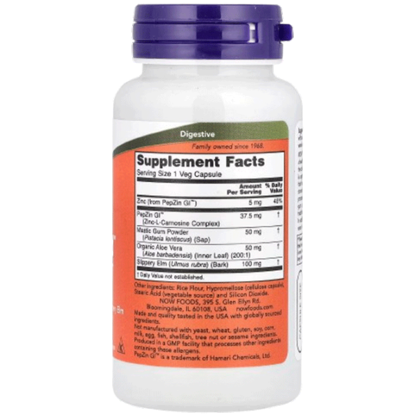 Витамины и минералы Now Foods GASTRO COMFORT WITH PEPZIN (733739035202) 60 photo 2 Витамины и минералы Now Foods GASTRO COMFORT WITH PEPZIN (733739035202) 60 photo 2