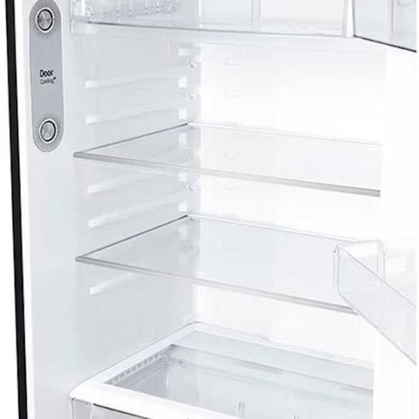 Frigider LG GTF744BLPZD cu congelator sus 509 / 180 cm / Black photo 8