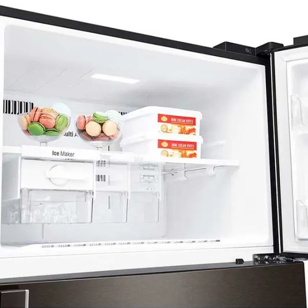 Frigider LG GTF744BLPZD cu congelator sus 509 / 180 cm / Black photo 12