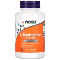 Vitamine și minerale Now Foods L-METHIONINE (733739001177) 100 capsule