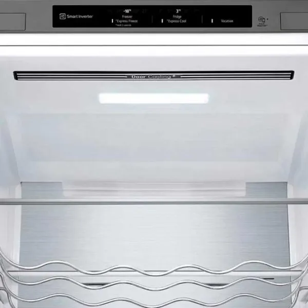 Frigider LG GBV5240CPY cu congelator jos 387 l / 203 cm / Inox photo 5