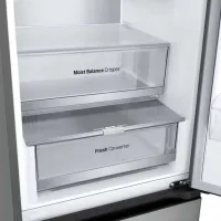 Frigider LG GBV5240CPY cu congelator jos 387 l / 203 cm / Inox photo 7