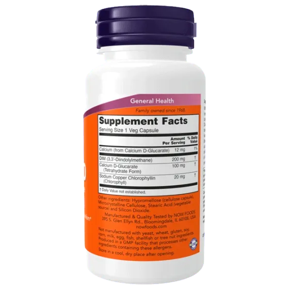 Vitamine și minerale Now Foods DIM 200 Diindolylmethane (733739030498) 90 capsule photo 2 Vitamine și minerale Now Foods DIM 200 Diindolylmethane (733739030498) 90 capsule photo 2