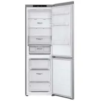 Frigider LG GBV3100CPY cu congelator jos 344 l / 186 cm / Inox photo 3