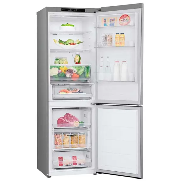 Frigider LG GBV3100CPY cu congelator jos 344 l / 186 cm / Inox photo 6