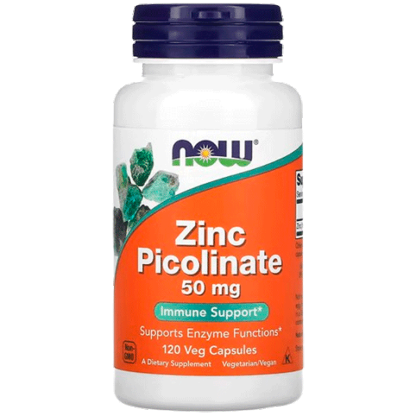 Vitamine și minerale Now Foods Zinc Picolinate (733739015525) 120 photo 1 Vitamine și minerale Now Foods Zinc Picolinate (733739015525) 120 photo 1