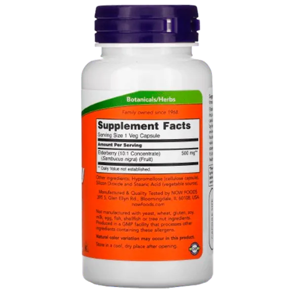 Витамины и минералы Now Foods ELDERBERRY (733739046673) 60 photo 2 Витамины и минералы Now Foods ELDERBERRY (733739046673) 60 photo 2
