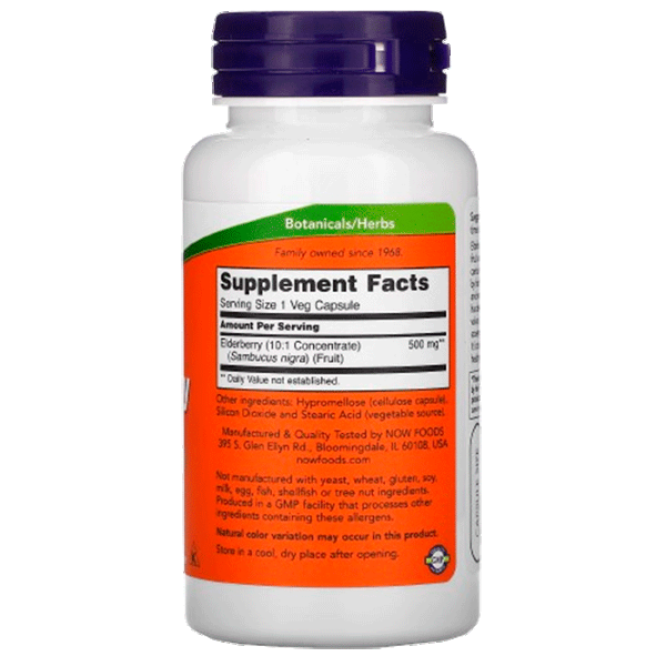 Витамины и минералы Now Foods ELDERBERRY (733739046673) 60 photo 2 Витамины и минералы Now Foods ELDERBERRY (733739046673) 60 photo 2