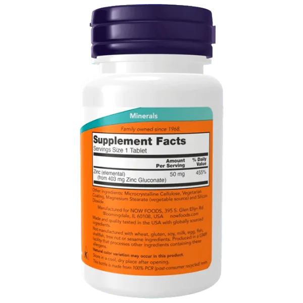 Витамины и минералы Now Foods ZINC GLUCONATE (733739015204) 100 photo 3 Витамины и минералы Now Foods ZINC GLUCONATE (733739015204) 100 photo 3