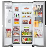 Frigider LG GSXV80PZLE InstaView Side by Side 635 l / 179 cm / Inox photo 7