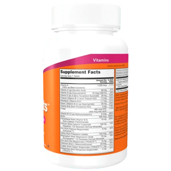 Vitamine și minerale Now Foods DAILY VITS (733739037701) 100 photo 2