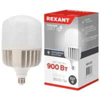 Лампочка светодиодная Rexant 604-072 4601004167667  E27 / 50 Вт / 6500 К / 9500лм / White photo 5