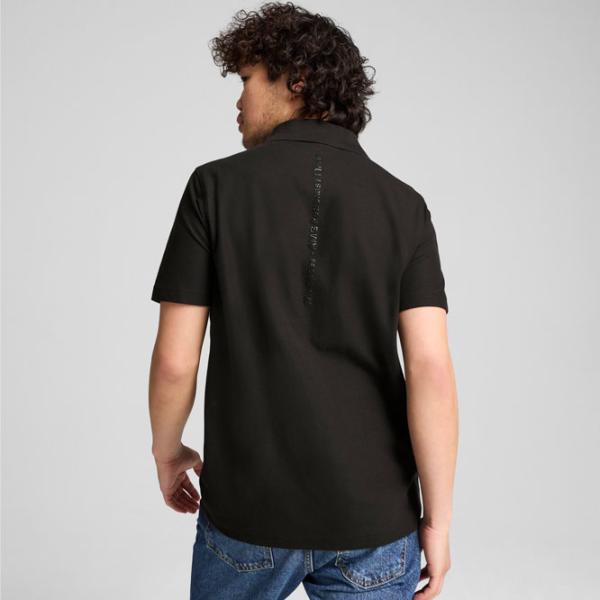 Tricou polo pentru bărbați Puma Mapf1 Pique Black photo 3 Tricou polo pentru bărbați Puma Mapf1 Pique Black photo 3