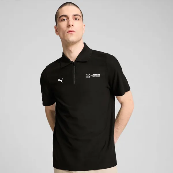 Tricou polo pentru bărbați Puma Mapf1 Black photo 3
