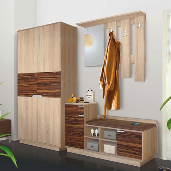Dulap pentru antreu Modern Visit (Sonoma Oak/Makassar)  PAL / Makassar  photo 1