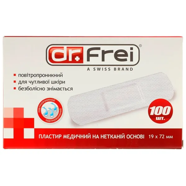 Emplastru Dr.Frei Nonwoven  Pentru adulți / 100 photo 1