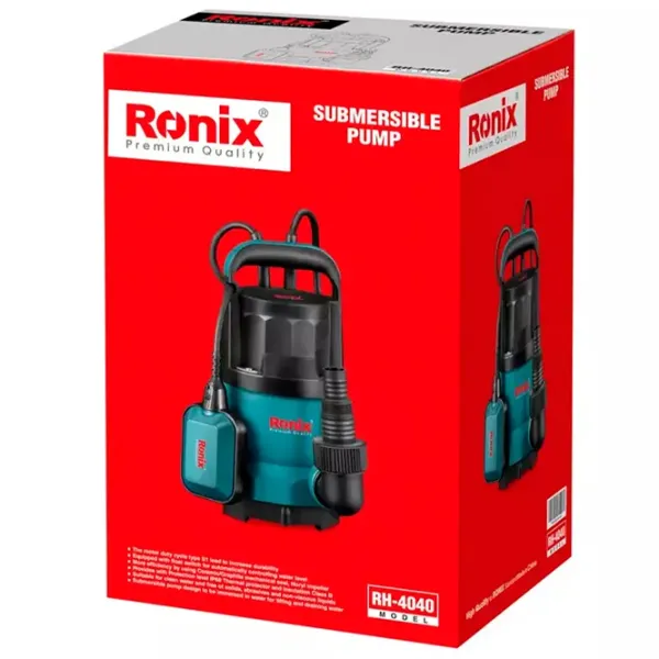 Pompa submersibilă Ronix RH-4040 745 W 10000 l/h photo 3