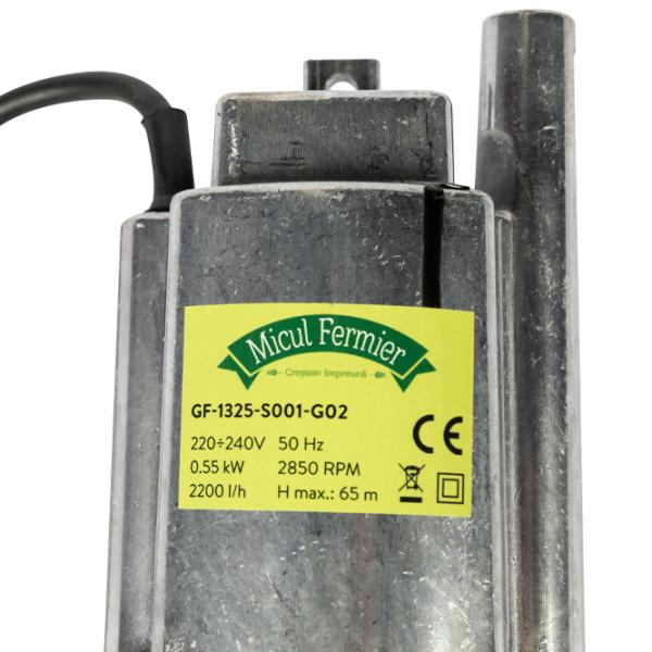 Pompa submersibilă Micul Fermier GF-1324-S001-G02 550 W 2200 l/h photo 4