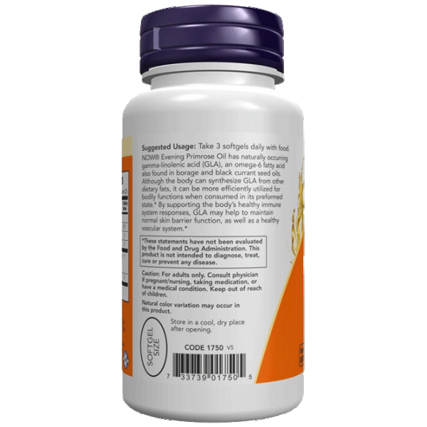 Витамины и минералы Now Foods Evening Primrose Oil (733739017505) 100 капсул photo 3