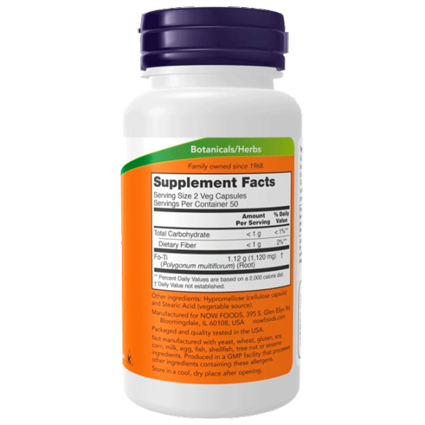 Витамины и минералы Now Foods FO-TI (733739046758) 100 капсул photo 2 Витамины и минералы Now Foods FO-TI (733739046758) 100 капсул photo 2