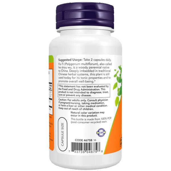 Витамины и минералы Now Foods FO-TI (733739046758) 100 капсул photo 3 Витамины и минералы Now Foods FO-TI (733739046758) 100 капсул photo 3