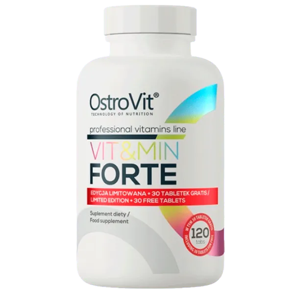 Витамины и минералы OstroVit Vit&Min FORTE (5903246220292) 120 photo 1