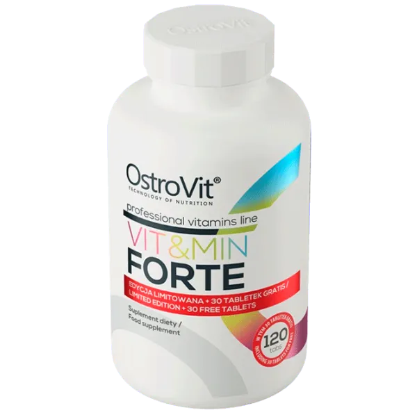 Витамины и минералы OstroVit Vit&Min FORTE (5903246220292) 120 photo 2