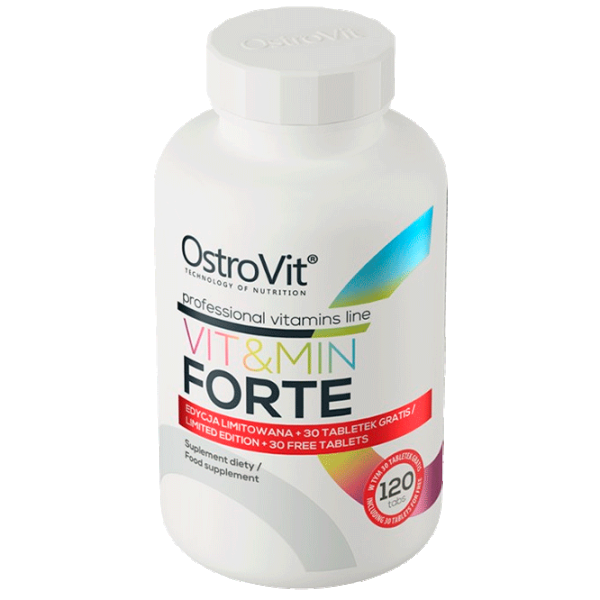 Витамины и минералы OstroVit Vit&Min FORTE (5903246220292) 120 photo 2