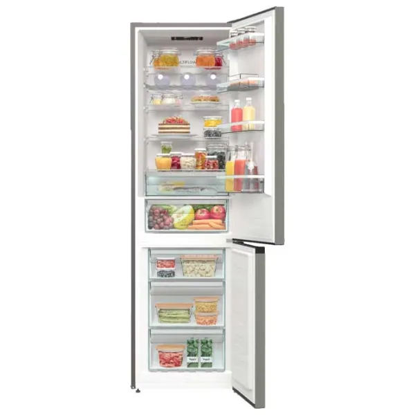 Frigider Gorenje NRC620BSXL4 cu congelator jos 361 l / 200 cm / Inox photo 3