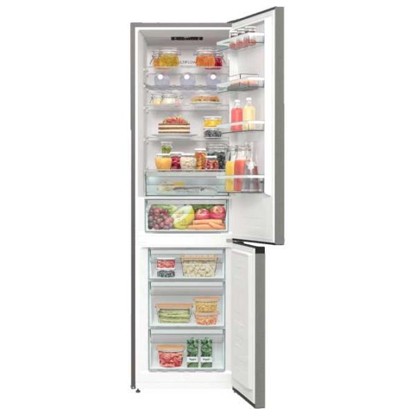 Frigider Gorenje NRC620BSXL4 cu congelator jos 361 l / 200 cm / Inox photo 3