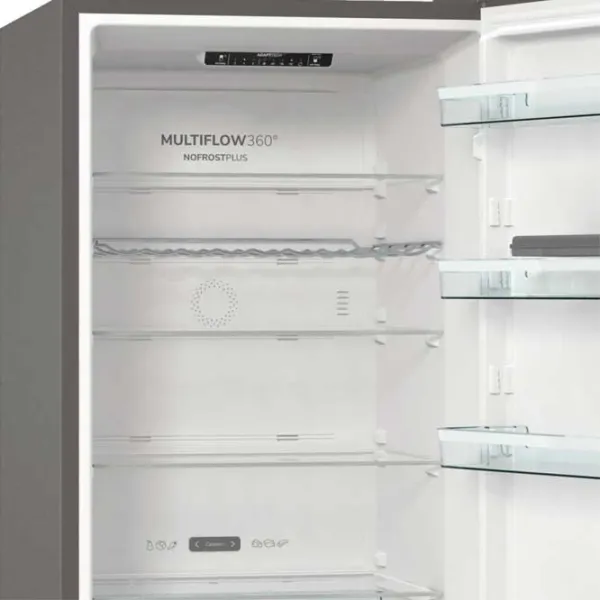 Frigider Gorenje NRC620BSXL4 cu congelator jos 361 l / 200 cm / Inox photo 6