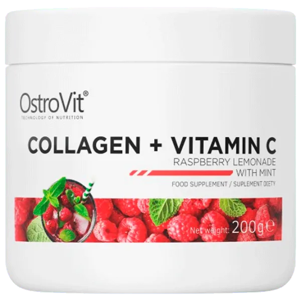 Vitamine și minerale OstroVit Colagen + Vitamin C (5903933903750)  photo 1