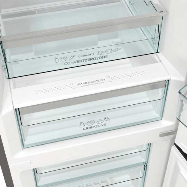 Frigider Gorenje NRC619BSXL4 cu congelator jos 326 l / 185 cm / Inox photo 5