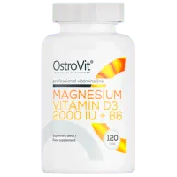 Витамины и минералы OstroVit Magnesium + Vitamin D3 2000 IU + B6 (5903933912493) 120