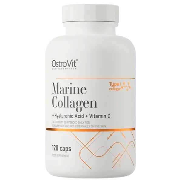 Витамины и минералы OstroVit Marine Collagen + Hyaluronic Acid + Vitamin C (5903246227666) 120 photo 1 Витамины и минералы OstroVit Marine Collagen + Hyaluronic Acid + Vitamin C (5903246227666) 120 photo 1