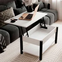 Măsuță de cafea Mobicasa Desk 2 White photo 4