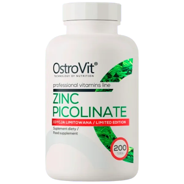 Витамины и минералы OstroVit Zinc Picolinate (5903246226683) 200 photo 1 Витамины и минералы OstroVit Zinc Picolinate (5903246226683) 200 photo 1