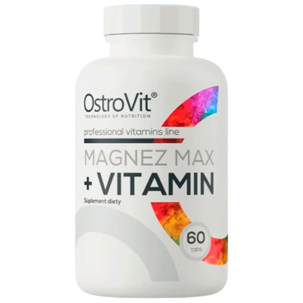 Vitamine și minerale OstroVit Magnesium MAX + Vitamin (5902232612158) 60 photo 1 Vitamine și minerale OstroVit Magnesium MAX + Vitamin (5902232612158) 60 photo 1