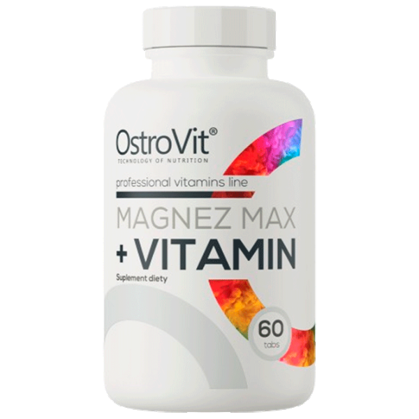 Vitamine și minerale OstroVit Magnesium MAX + Vitamin (5902232612158) 60 photo 1 Vitamine și minerale OstroVit Magnesium MAX + Vitamin (5902232612158) 60 photo 1