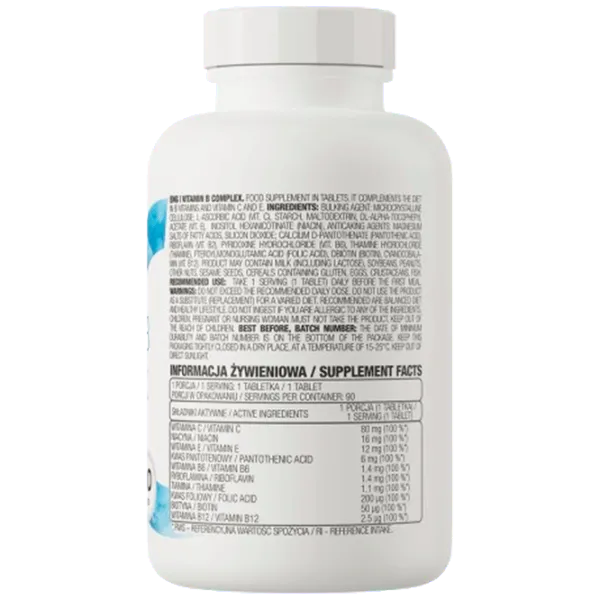 Витамины и минералы OstroVit B complex (5902232610949) 90 photo 3 Витамины и минералы OstroVit B complex (5902232610949) 90 photo 3